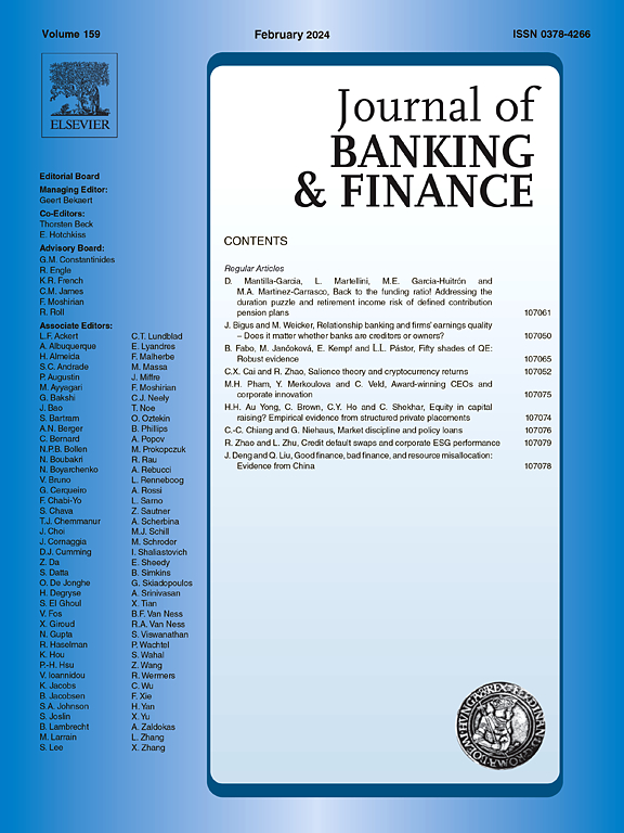 Go to journal home page - Journal of Banking & Finance